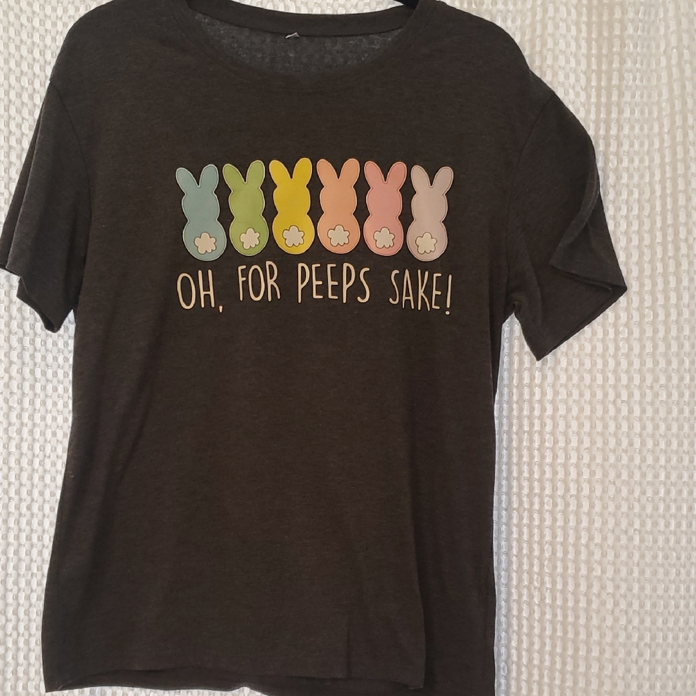 Easter PEEPS shirt medium Oh, For Peeps Sake!